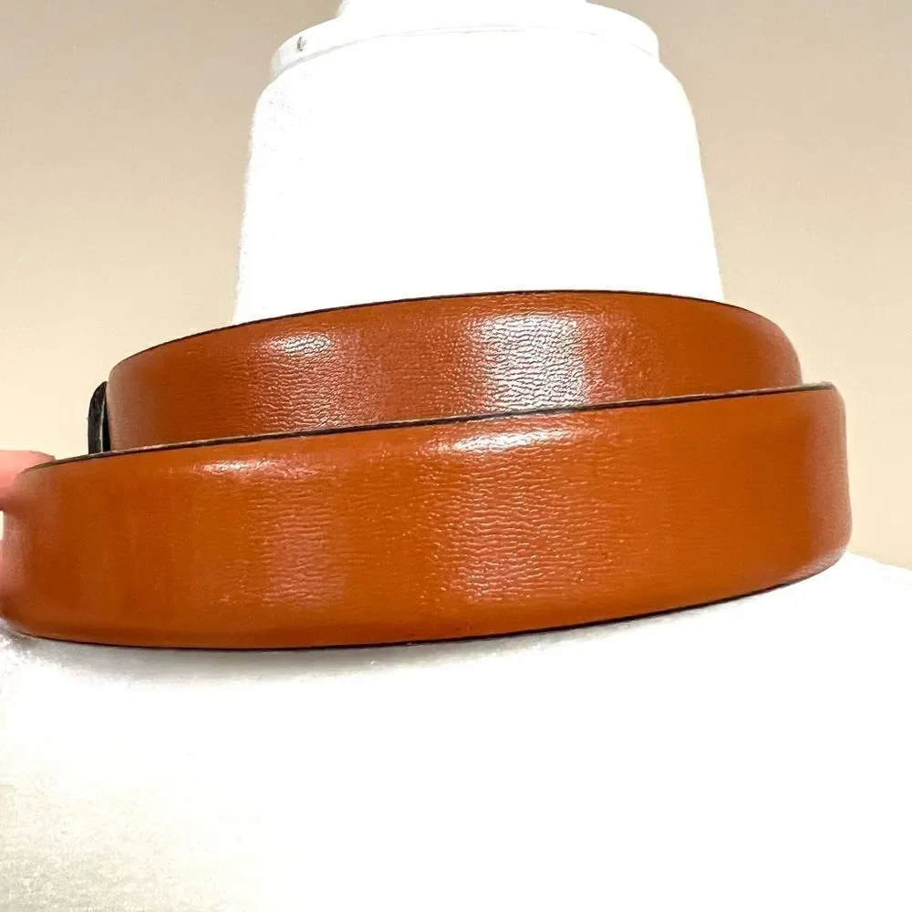 Oleg Casino vintage camel colored men’s belt. Size 40